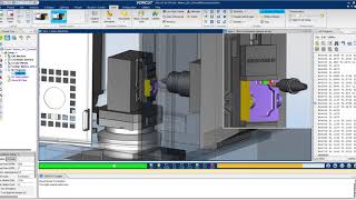 VERICUT CNC Simulation of a Makino A61