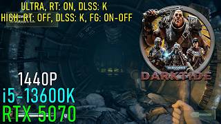 Warhammer 40 000 Darktide: RTX 5070 OC | ULTRA, RAY TRACING, DLSS | 1440P