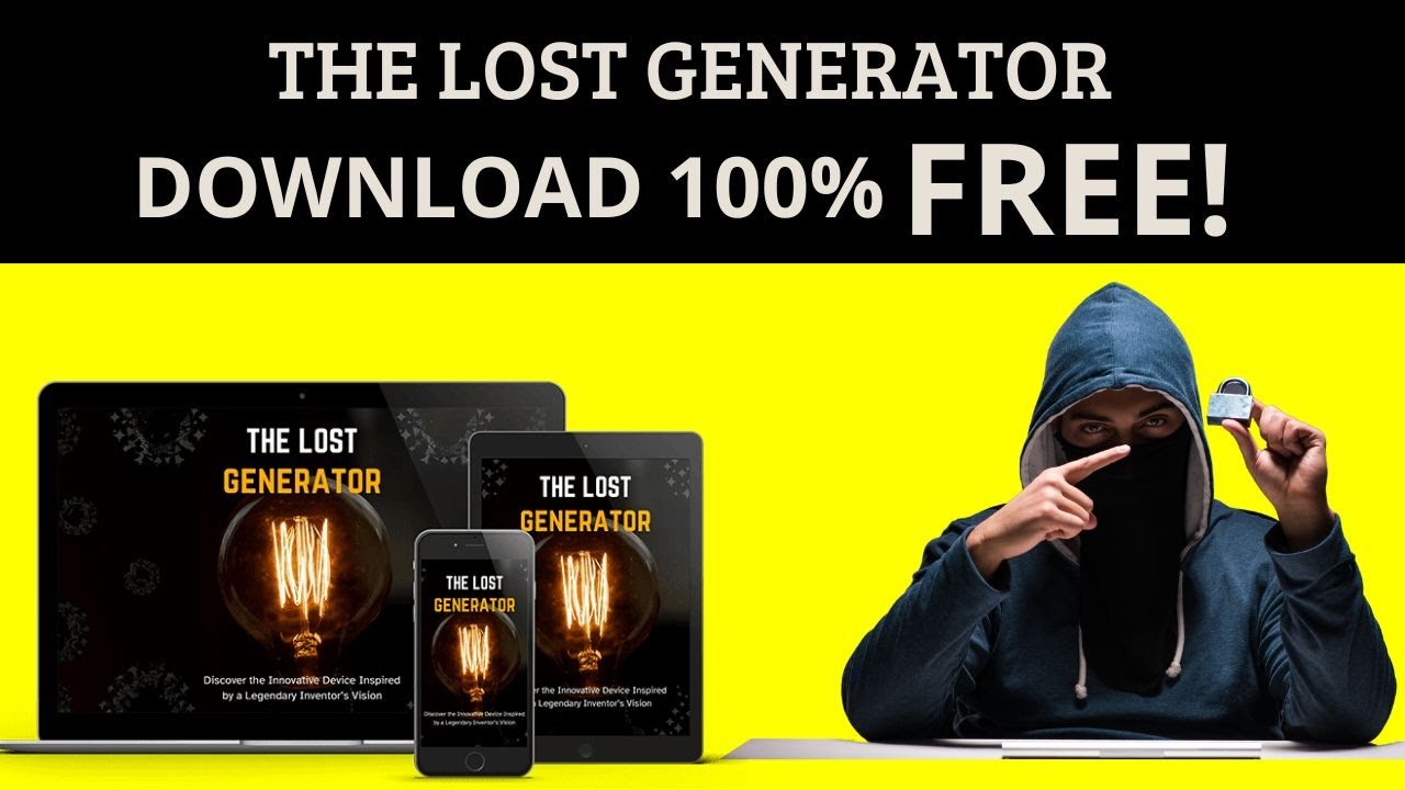 The Lost Generator PDF FREE: Official And Online Program!