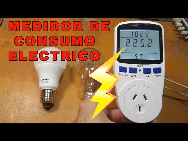 MEDIDOR DE CONSUMO ELECTRICO - POTENCIA 
