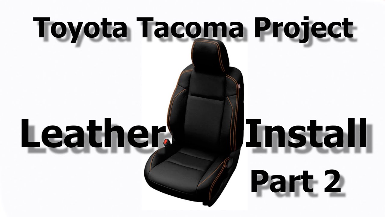 Leather front Seats install YouTube
