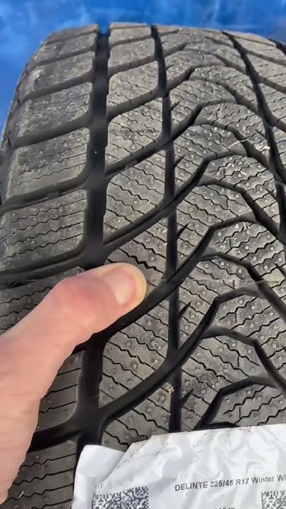 Бюджетные зимние шины Delinte Winter WD1 225.45.R17 - YouTube