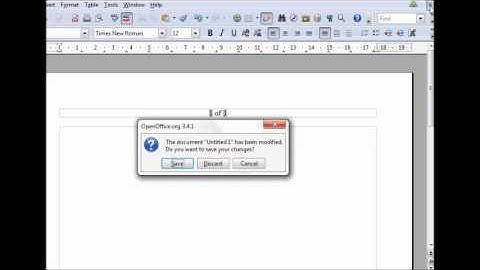 Type a page number on header with a click on OpenOffice.org Writer (MACRO)