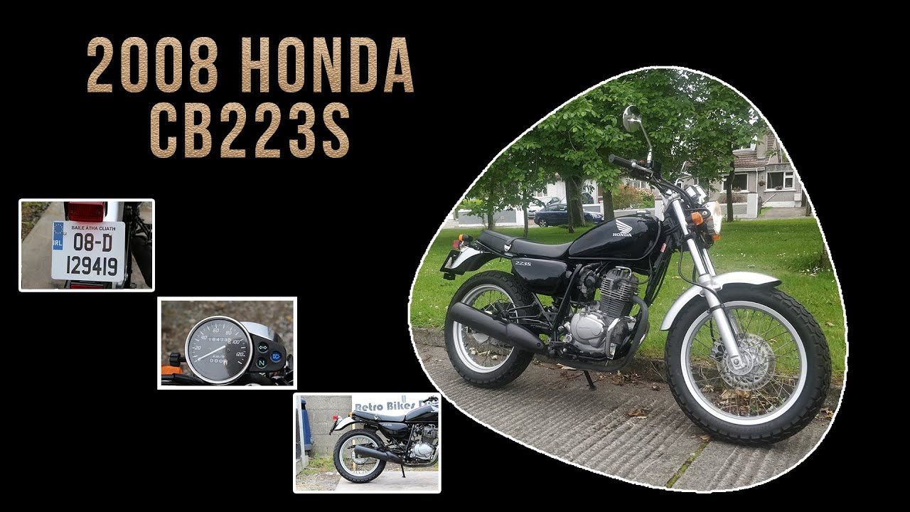 Honda CB 223S White  Honda cb223s  2010 Honda cb223s white jdm review   overview white 2008  YouTube