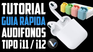 🟢🎧Tutorial: Como conectar tus audífonos Bluetooth tipo airpods | i11 | i12 |