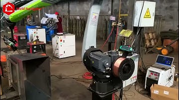 Weld Navigator laser seam tracking with SENOU robot enables smart oil tank welding via laser finding