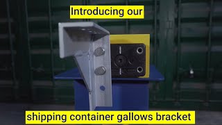 Shipping Container Gallows Bracket I Container Brackets Domino-Clamps by Domino Clamps 256 views 1 month ago 2 minutes, 16 seconds