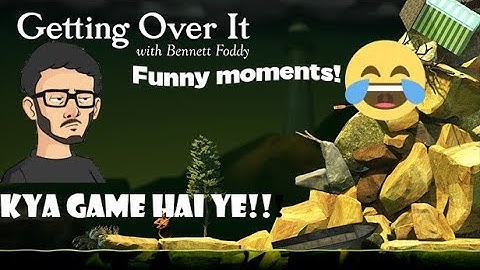 Completed the Most Irritating Game Ever Played|Getting Over It|Feat. @carryminati reaction😂😂😂