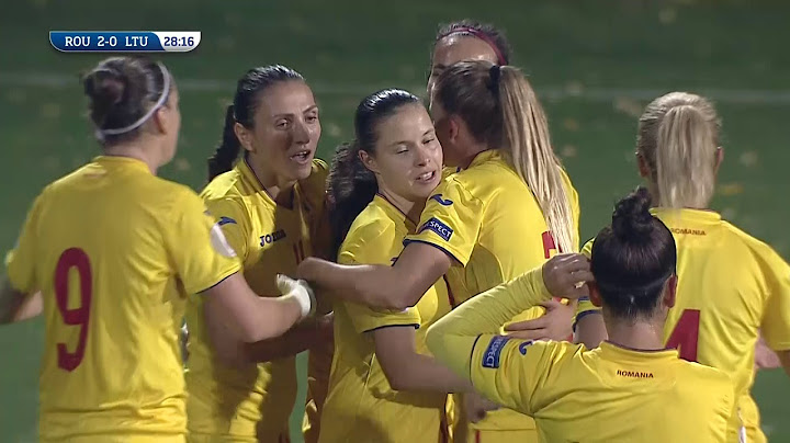 ROMANIA - LITUANIA 3-0 | Rezumat fotbal feminin