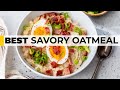 SAVORY OATMEAL | easy, healthy, breakfast idea