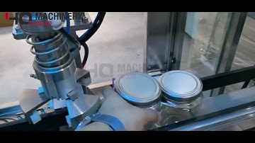 twist off capping machine for glass jars|YQ metal cap screwing system with elevator #cappingmachine
