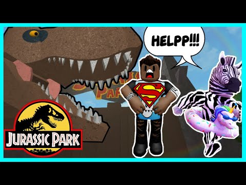 Roblox Piggy Build Mode Escaping Jurassic Park W Fatzebrahd Youtube - roblox oof jurassic park