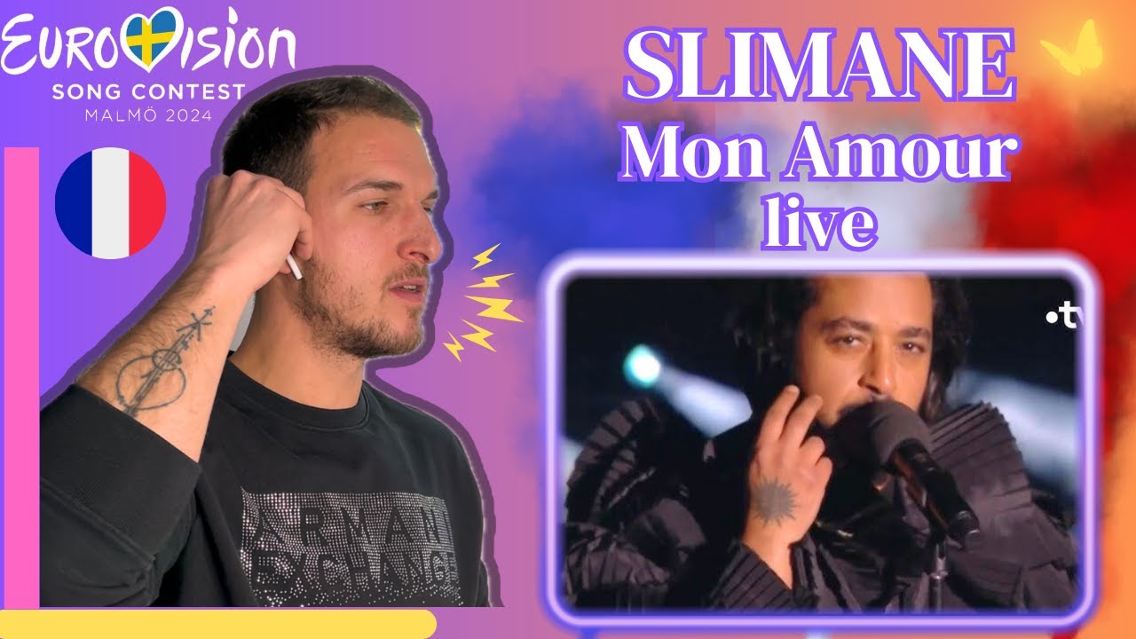 Slimane 🇫🇷 Mon Amour REACTION to 1st live performance