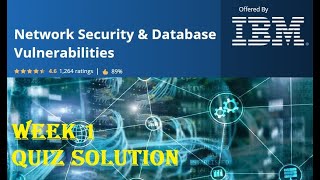 COURSERA | Network Security & Database Vulnerabilities | WEEK 1| TCP/IP Framework Quiz Answers