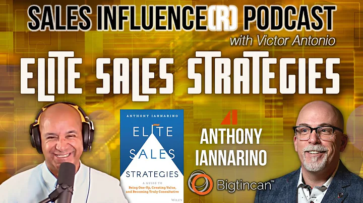 Anthony Iannarino Elite Sales Strategies on Sales ...