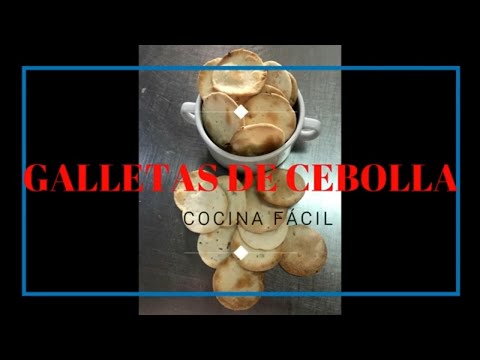 Video: Galletas De Cebolla