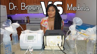 Which BREAST PUMP do you choose? Pros and Cons || DR. BROWN VS MEDELA