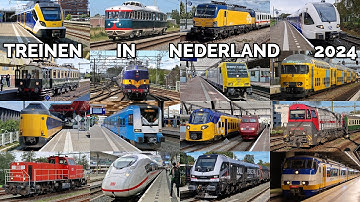 Treinen in Nederland 2024 - Trains in The Netherlands 2024