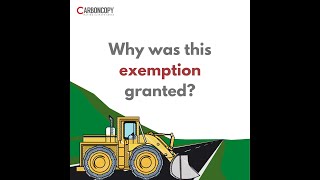 EIA exemption for highway projects