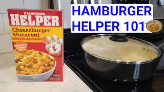 How To Make Hamburger Helper – MY ISSUES: Frozen Beef, No Milk, & Making A Mess