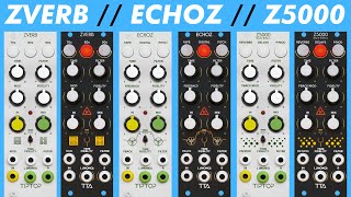Tiptop Audio ZVERB (BLACK) - Eurorack Module on ModularGrid