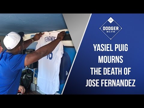 Yasiel Puig Mourns Death Of Close Friend Jose Fernandez