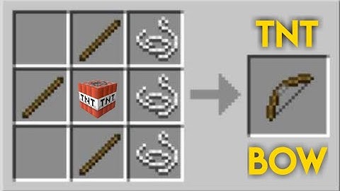 How to make TNT Bow in Minecraft with Commands