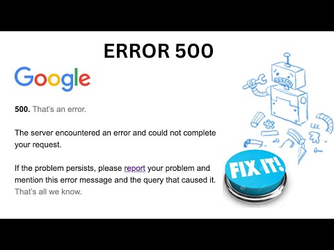 How to Fix 500 Internal Server Error in Google Chrome | that an Error There was an Error | 2022