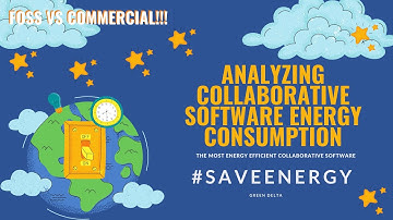 Energy Consumption Across Collaborative Software Applications (FOSS VS COMMERCIAL)