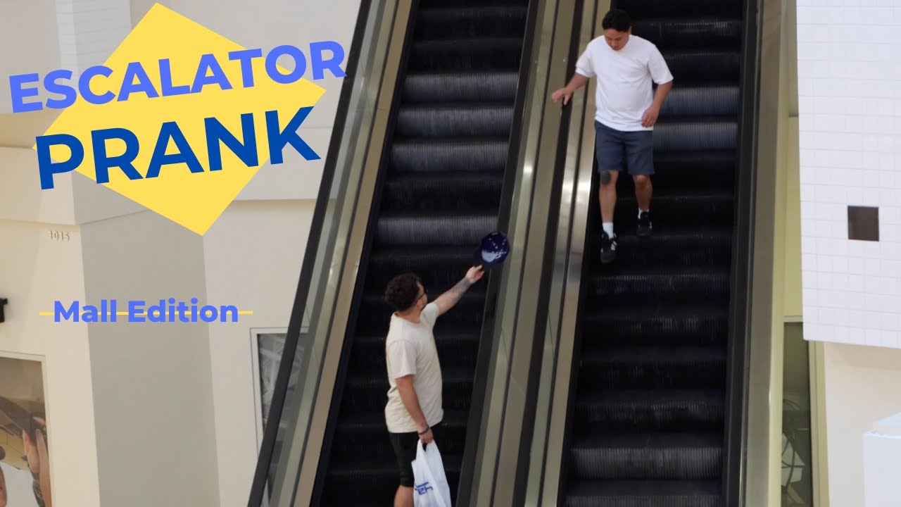 ESCALATOR PRANK YouTube