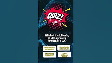 🔒 Day 1: Security Operation Centre Quiz - Are You Ready? | Cyber Security Matters
