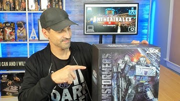 Unboxing DLX Megatron Transformers Threezero War for Cybertron Trilogy Collectable Figure Live