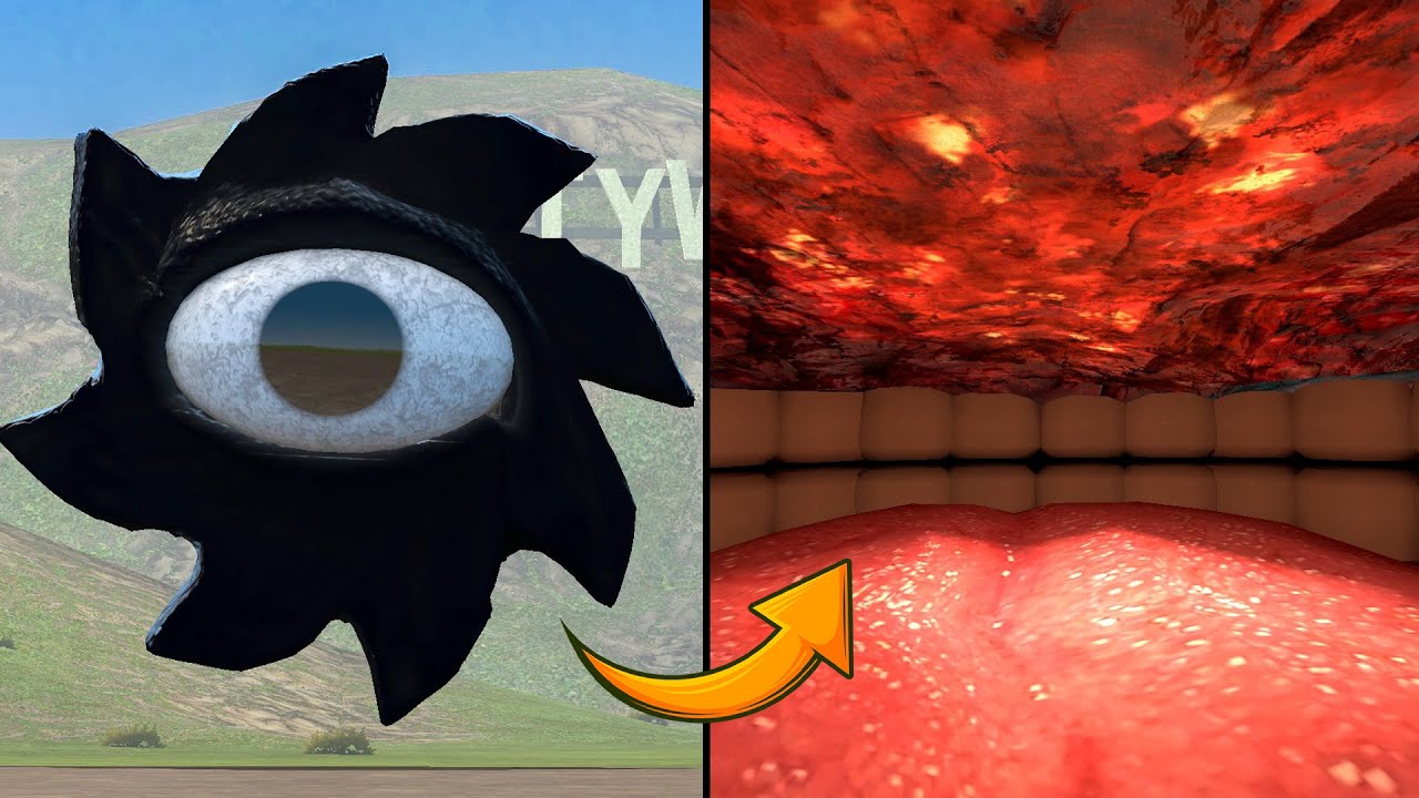 WHAT'S INSIDE THE BLACK SUN SPRUNKI MONSTER! (Garry's Mod)
