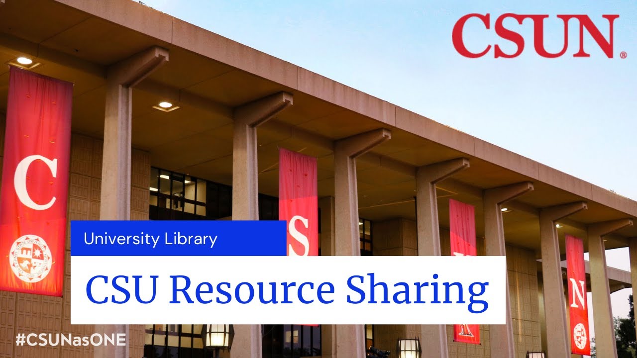 CSUN Library Resource Sharing YouTube csun-library-resource-sharing-youtube