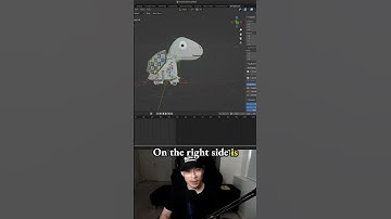 Setting Up the Animation Workspace in Blender - making a 3d game character - 3.4: Dino Turtle
