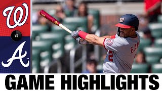 Nationals Vs Braves Game Highlights 92122 Mlb Highlights