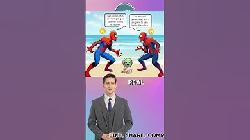 Which of these spider-men is the real one? #quiz #brainteaser #riddle #riddles #riddlechallenge