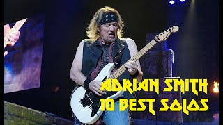 Top 10 Adrian Smith Solos (Iron Maiden only)