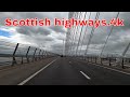 From Dundee to Queensferry Bridge.4k.Scotland.A90,M90.