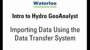 Intro to HGA: Importing Data using the Data Transfer System