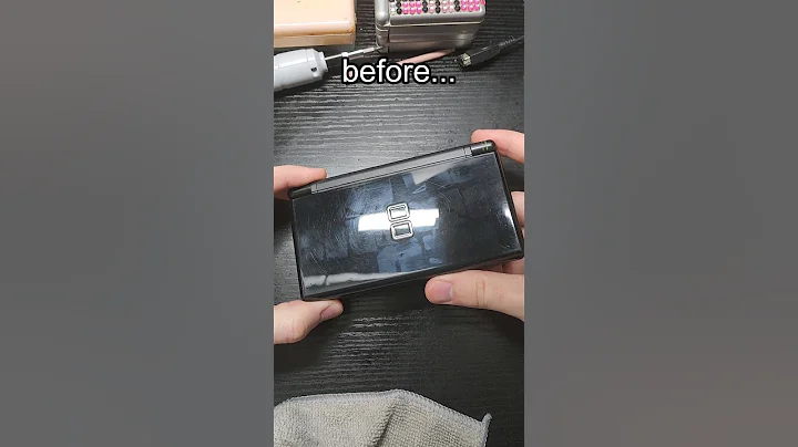 DS Lite RESTORATION! INSANE! #Nintendo #ds #restoration #repair #pokemon #shorts
