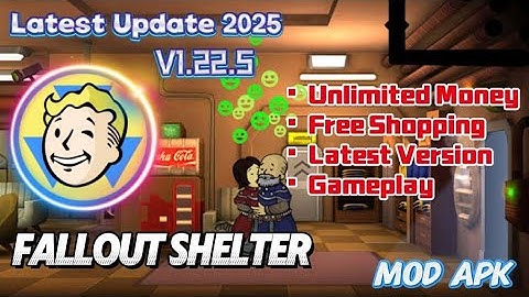 Fallout Shelter Mod Apk 1.22.5 Unlimited Money Free Shopping | New Update 2025