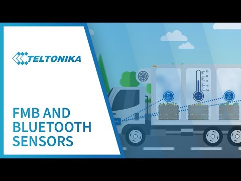 Teltonika FMB and Bluetooth 4.0 temperature and humidity sensors