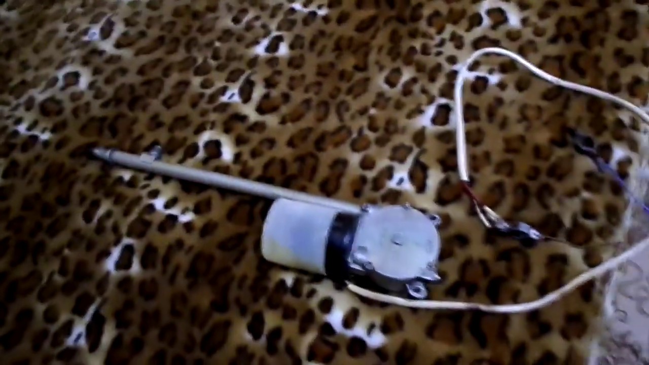 Антенна ГАЗ-24 (АР104-Б) с электроприводом. - YouTube