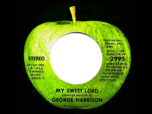1970 HITS ARCHIVE: My Sweet Lord - George Harrison (a #1 record--stereo 45) class=