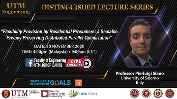 Distinguished Lecture Series #86 - Professor Pierluigi Siano
