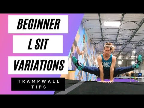 5 Beginner Trampwall L Sit Variations