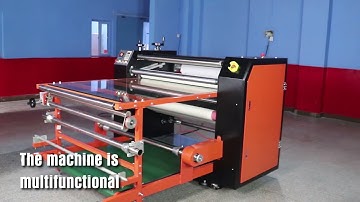 Multifunction Economy 1200mm Sublimation Rotary Calender Fabric Roll Heat Press Machine For Textile