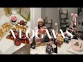 VLOGMAS: Day 15| Hosting A Holiday Party! Charcuterie boards, holiday drinks, games &amp; more!