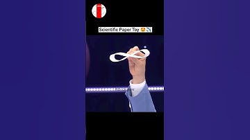 Infinity Flipping Paper Toy 🤩✈️➰, Rotating Paper Helicopter , Flying Paper Airplane #shorts #craft